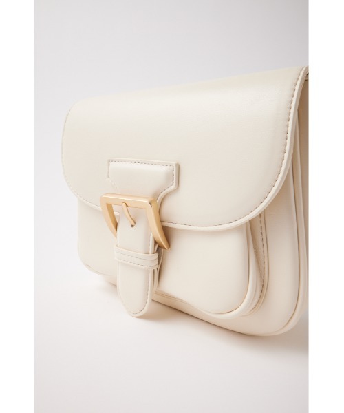 MOUSSY（マウジー）の「SADDLE SHOULDER バッグ / サドルショルダーバッグ（ショルダーバッグ・レディース・オフホワイト/ブラック・FREE）」の17枚目の写真