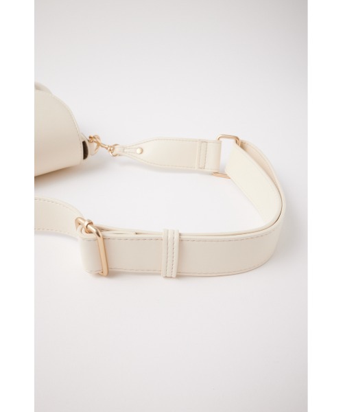 MOUSSY（マウジー）の「SADDLE SHOULDER バッグ / サドルショルダーバッグ（ショルダーバッグ・レディース・オフホワイト/ブラック・FREE）」の19枚目の写真