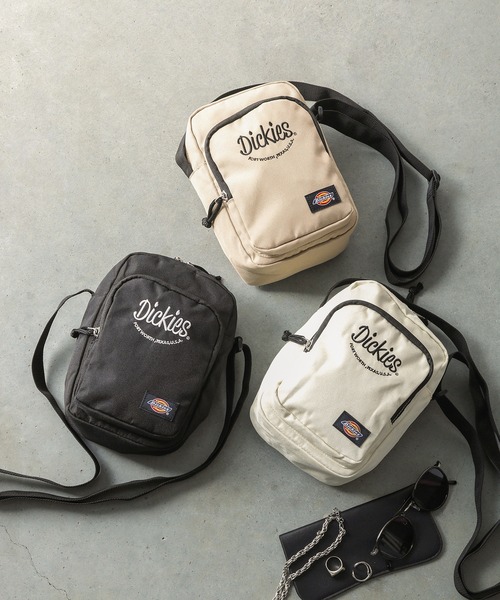 Dickies(ディッキーズ)の「Dickies ロゴ刺繍 クイックショルダーバッグ(ショルダーバッグ・メンズ・ベージュ/ブラック/オフホワイト・FREE)」の11枚目の写真