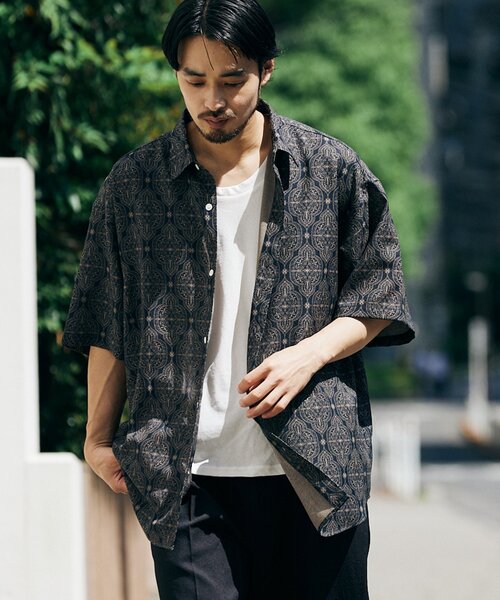 【JOURNAL STANDARD】EVALETメッシパターンシャツ 吸水速乾 / 通気性” EVALET メッシュ パターン シャツ（シャツ