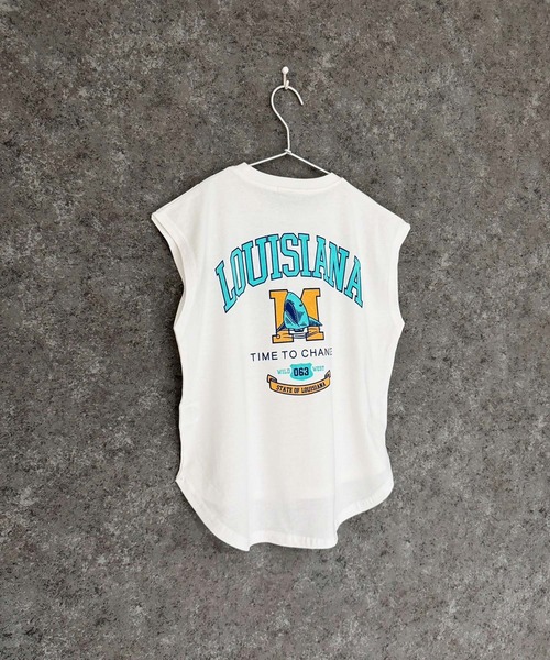 THE CASUAL(カジュアル)の「選べる16カラー BIGノースリ(Tシャツ/カットソー・キッズ・ホワイト系/グレー系1/ホワイト系1/ブラック/チャコール/ダークグリーン系/グレー系/ネイビー/杢グレー/ネイビー系/ダークグリーン/ブラック系/ベージュ系/オフホワイト/ホワイト系2/ベージュ・160cm/120cm/110cm/140cm/130cm/150cm)」の4枚目の写真