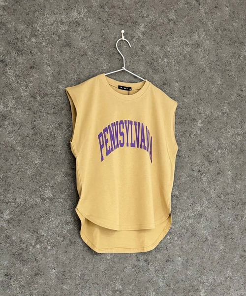 THE CASUAL(カジュアル)の「選べる16カラー BIGノースリ(Tシャツ/カットソー・キッズ・ホワイト系/グレー系1/ホワイト系1/ブラック/チャコール/ダークグリーン系/グレー系/ネイビー/杢グレー/ネイビー系/ダークグリーン/ブラック系/ベージュ系/オフホワイト/ホワイト系2/ベージュ・160cm/120cm/110cm/140cm/130cm/150cm)」の12枚目の写真