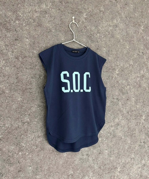 THE CASUAL(カジュアル)の「選べる16カラー BIGノースリ(Tシャツ/カットソー・キッズ・ホワイト系/グレー系1/ホワイト系1/ブラック/チャコール/ダークグリーン系/グレー系/ネイビー/杢グレー/ネイビー系/ダークグリーン/ブラック系/ベージュ系/オフホワイト/ホワイト系2/ベージュ・160cm/120cm/110cm/140cm/130cm/150cm)」の1枚目の写真