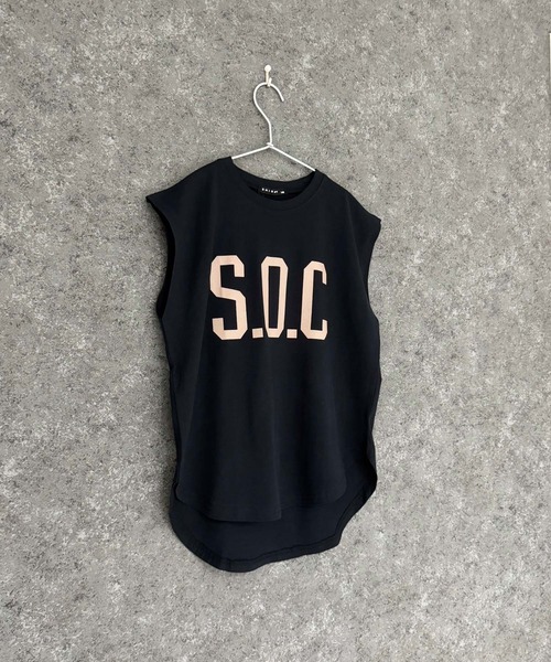 THE CASUAL(カジュアル)の「選べる16カラー BIGノースリ(Tシャツ/カットソー・キッズ・ホワイト系/グレー系1/ホワイト系1/ブラック/チャコール/ダークグリーン系/グレー系/ネイビー/杢グレー/ネイビー系/ダークグリーン/ブラック系/ベージュ系/オフホワイト/ホワイト系2/ベージュ・160cm/120cm/110cm/140cm/130cm/150cm)」の6枚目の写真