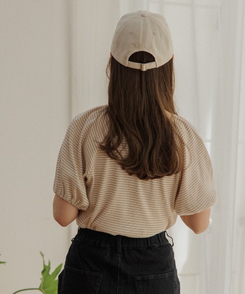 flower（フラワー）の「ネックリボンボーダーティーズ（Tシャツ/カットソー・レディース・ブラック/ベージュ・FREE）」の10枚目の写真