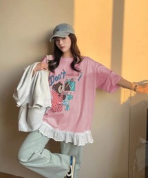 LAC-VERT | オーバーサイズベアTシャツ(Tシャツ/カットソー)