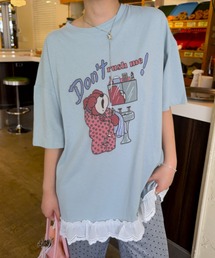 【お気に入り登録数20,000突破!】オーバーサイズベアTシャツ