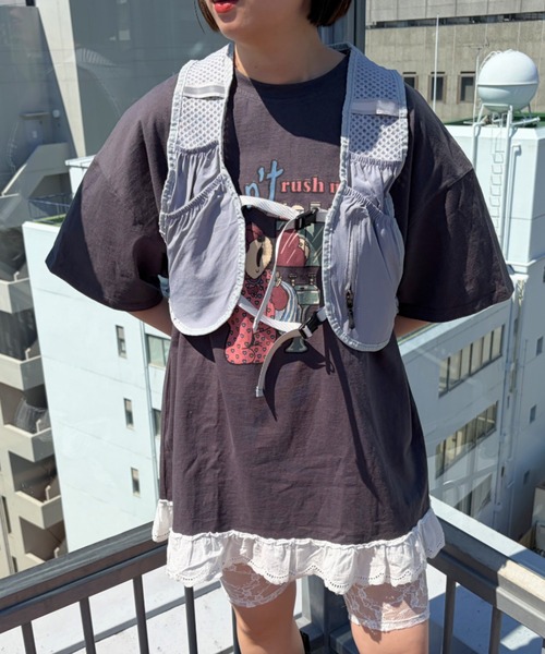 LAC-VERT(ラック・ヴェール)の「【お気に入り登録数15,000突破!】オーバーサイズベアTシャツ(Tシャツ/カットソー・レディース・ホワイト/グレー/チャコールグレー/ネイビー/ピンク/ブルー/イエロー・FREE)」の19枚目の写真