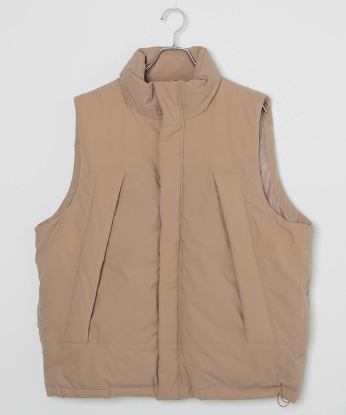 LUCY（ルーシー）の「LUCY/SORONA(R) ミリタリーパデッドベスト（ダウンベスト・メンズ・ベージュ/ブラウン/カーキ/ブラック・MEDIUM/LARGE）」の6枚目の写真