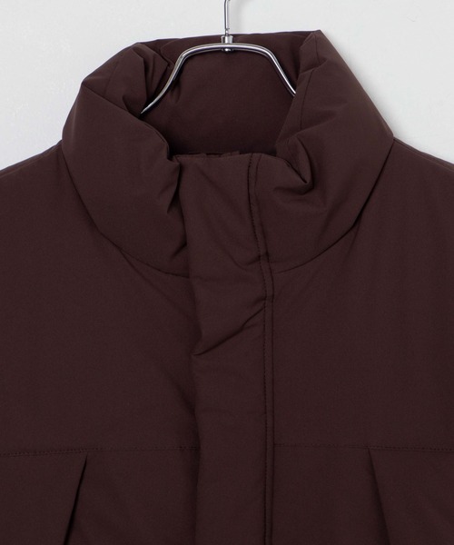 LUCY（ルーシー）の「LUCY/SORONA(R) ミリタリーパデッドベスト（ダウンベスト・メンズ・ベージュ/ブラウン/カーキ/ブラック・MEDIUM/LARGE）」の9枚目の写真