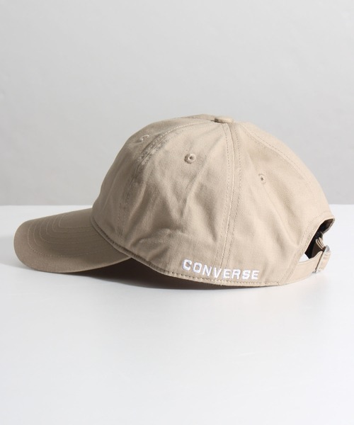 CONVERSE（コンバース）の「【CONVERSE/コンバース】ワンポイントロゴベースボールキャップ（キャップ・メンズ・ベージュ/ブラック・FREE）」の9枚目の写真