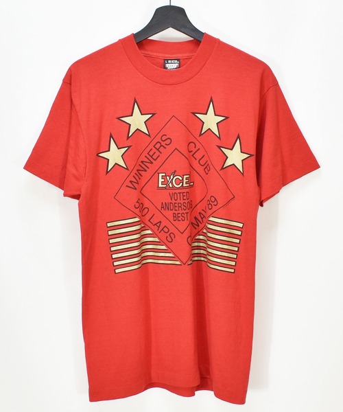 【ヴィンテージ古着】80's EXCEL VOTED ANDERSON'S BEST プリント Tシャツ USA製（Tシャツ/カットソー）｜VINTAGE（ヴィンテージ）