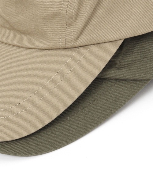 niko and...（ニコアンド）の「ロングブリムジェットキャップ（キャップ・メンズ・グリーン/ベージュ/ブラック・FREE）」の11枚目の写真