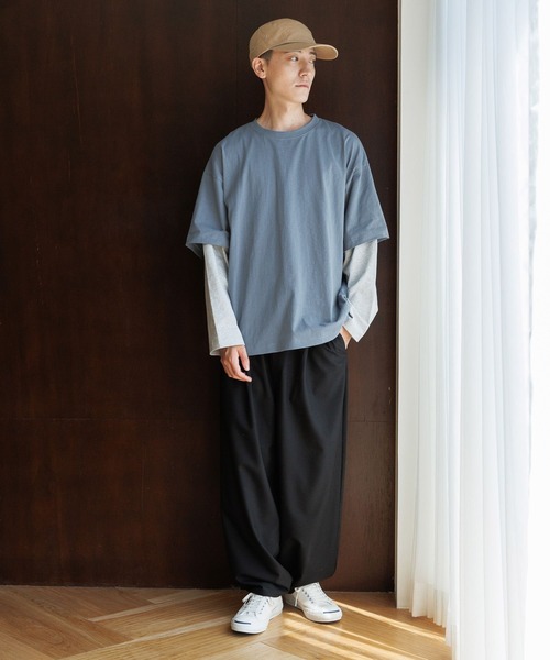 niko and...（ニコアンド）の「ロングブリムジェットキャップ（キャップ・メンズ・グリーン/ベージュ/ブラック・FREE）」の14枚目の写真