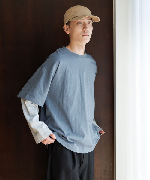 niko and...（ニコアンド）の「ロングブリムジェットキャップ（キャップ・メンズ・グリーン/ベージュ/ブラック・FREE）」の15枚目の写真