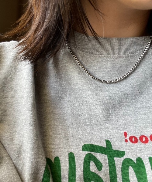 PARKS TOKYO SELECT(パークストウキョウセレクト)の「金属アレルギー対応 サージカルステンレス/316L ベネチアンチェーンネックレス(ネックレス・レディース・シルバー/ゴールド・38cm/42cm)」の1枚目の写真