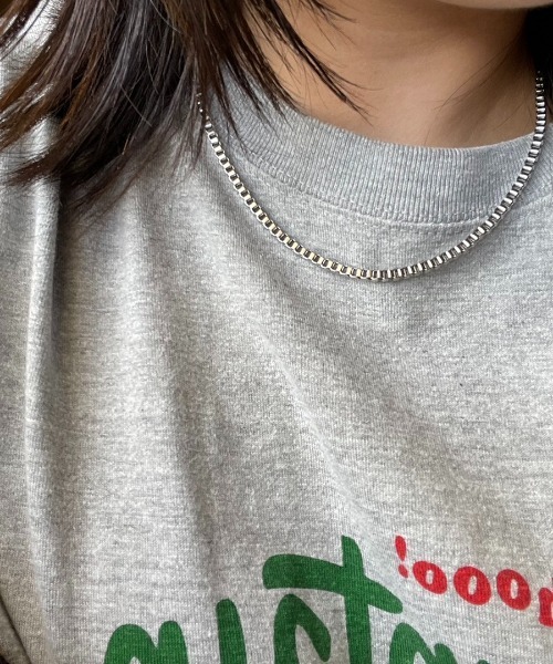 PARKS TOKYO SELECT(パークストウキョウセレクト)の「金属アレルギー対応 サージカルステンレス/316L ベネチアンチェーンネックレス(ネックレス・レディース・シルバー/ゴールド・38cm/42cm)」の3枚目の写真
