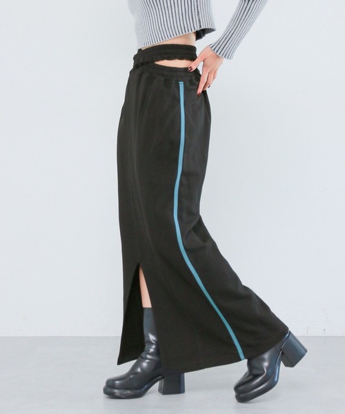 PAGEBOY（ページボーイ）の「ウラケラインナロースカート（スカート・レディース・オートミール/ブラック・FREE）」の7枚目の写真