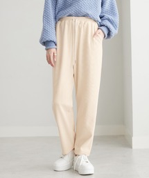 裏起毛コーデュロイテーパードパンツ