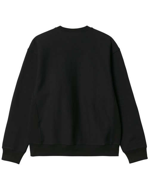 Carhartt WIP(カーハートダブリューアイピー)の「Carhartt WIP/カーハートダブリューアイピー AMERICAN SCRIPTSWEATSHIRT スウェット トレーナー ルーズフィット I025475(スウェット・メンズ・ダークグレー/ヘザーグレー/ブラック/ナチュラル/ダークオリーブ/パープル・S/M/XL/L)」の11枚目の写真