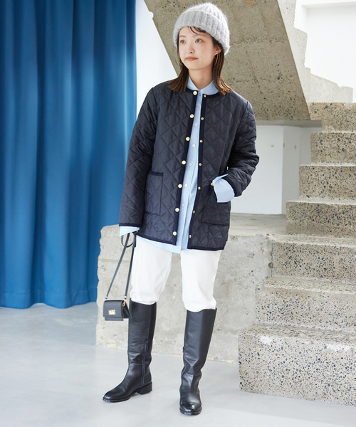 SLOBE IENA（スローブイエナ）の「【FRATELLI TALLI / フラテリータリー】MOHAIR ニットキャップ（ニットキャップ/ビーニー・レディース・ライトグレー/ブラウン/ブラック・FREE）」の10枚目の写真