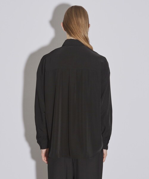 tk.TAKEO KIKUCHI（ティーケータケオキクチ）の「◆【WEB限定】アソート衿デザインシャツ（シャツ/ブラウス・メンズ・ダークグリーン/ブラック/ホワイト系1/チャコールグレー/チャコール/ホワイト系2/ブラック系2/ブラック系1/ダークグリーン系/ホワイト/ホワイト系3/ブラック系・03/01/02）」の16枚目の写真