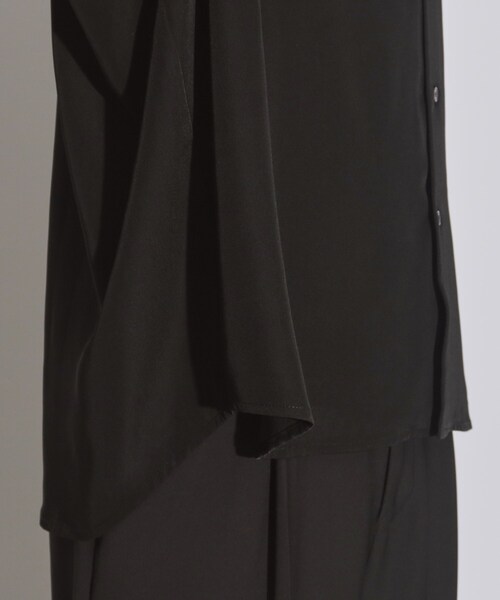 tk.TAKEO KIKUCHI（ティーケータケオキクチ）の「◆【WEB限定】アソート衿デザインシャツ（シャツ/ブラウス・メンズ・ダークグリーン/ブラック/ホワイト系1/チャコールグレー/チャコール/ホワイト系2/ブラック系2/ブラック系1/ダークグリーン系/ホワイト/ホワイト系3/ブラック系・03/01/02）」の20枚目の写真