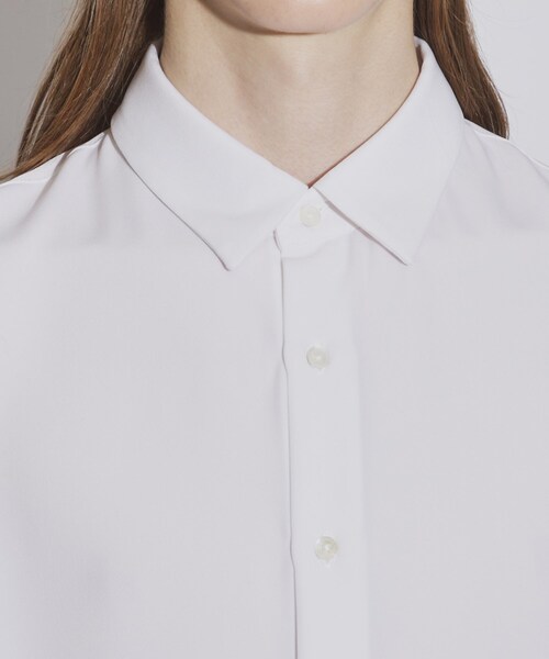 tk.TAKEO KIKUCHI（ティーケータケオキクチ）の「◆【WEB限定】アソート衿デザインシャツ（シャツ/ブラウス・メンズ・ダークグリーン/ブラック/ホワイト系1/チャコールグレー/チャコール/ホワイト系2/ブラック系2/ブラック系1/ダークグリーン系/ホワイト/ホワイト系3/ブラック系・03/01/02）」の21枚目の写真