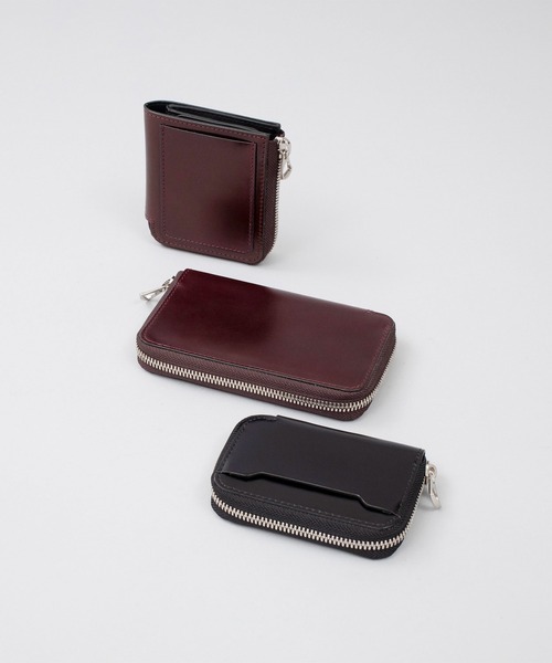 ITTI（イッチ）の「ITTI イッチ / CRISTY SMART MID WLT.5 / CARNO クリスティスマートミッドウォレット コードバン 2つ折り革財布 / ITTI-WLT-006.5-B（財布・メンズ・ブラック/バーガンディー・FREE）」の6枚目の写真