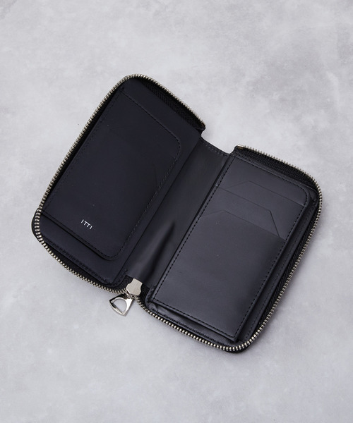 ITTI（イッチ）の「ITTI イッチ / CRISTY SMART MID WLT.5 / CARNO クリスティスマートミッドウォレット コードバン 2つ折り革財布 / ITTI-WLT-006.5-B（財布・メンズ・ブラック/バーガンディー・FREE）」の10枚目の写真