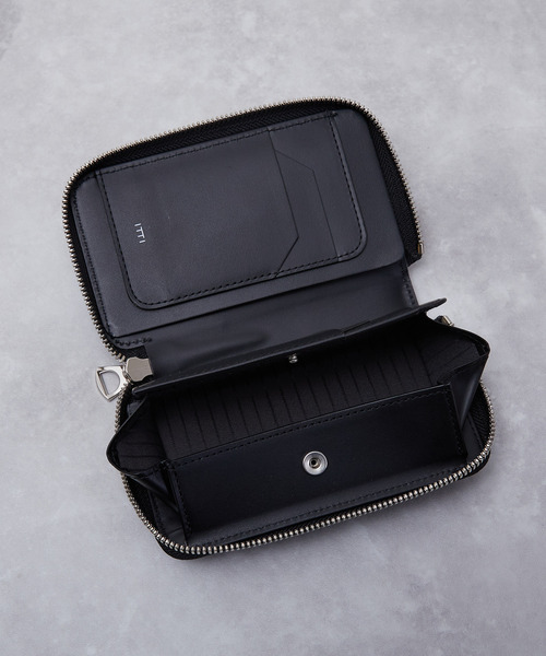 ITTI（イッチ）の「ITTI イッチ / CRISTY SMART MID WLT.5 / CARNO クリスティスマートミッドウォレット コードバン 2つ折り革財布 / ITTI-WLT-006.5-B（財布・メンズ・ブラック/バーガンディー・FREE）」の13枚目の写真