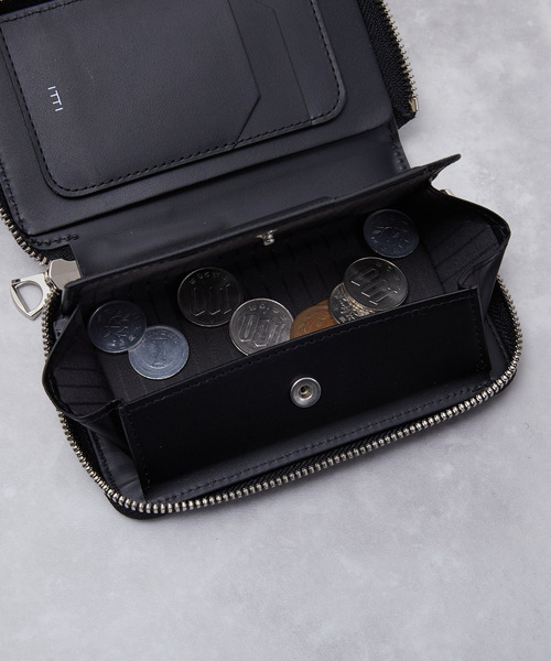 ITTI（イッチ）の「ITTI イッチ / CRISTY SMART MID WLT.5 / CARNO クリスティスマートミッドウォレット コードバン 2つ折り革財布 / ITTI-WLT-006.5-B（財布・メンズ・ブラック/バーガンディー・FREE）」の16枚目の写真