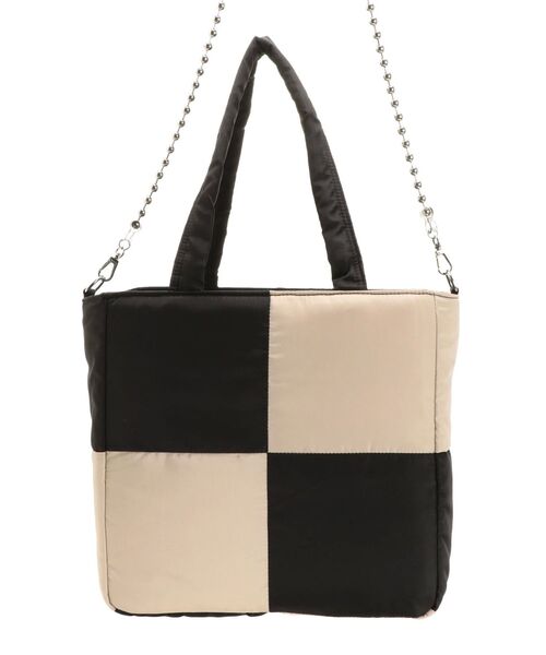 jouetie（ジュエティ）の「ブロッキングパッファーバッグ（ハンドバッグ・レディース・ブラック/パープル・FREE）」の20枚目の写真