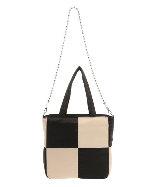 jouetie（ジュエティ）の「ブロッキングパッファーバッグ（ハンドバッグ・レディース・ブラック/パープル・FREE）」の16枚目の写真