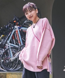 JEANASIS | 【完全受注生産】LINE OVER KNIT【MIKU企画】/989250(ニット/セーター)