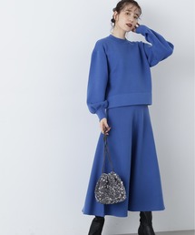 N.（N. Natural Beauty Basic） | ◆ムジジャガードニット＆Ａラインセットアップ(ワンピース)