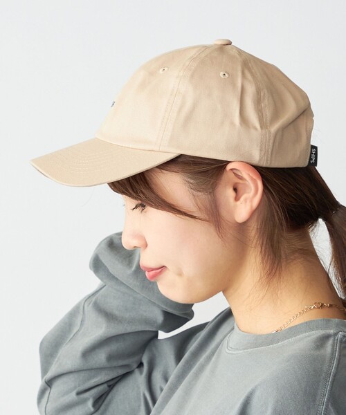 SHIPS（シップス）の「*SHIPS: マイクロ SHIPSロゴ エンブロイダリー キャップ（キャップ・メンズ・ベージュ/ネイビー/ブラック・ONE SIZE）」の3枚目の写真