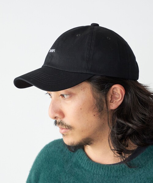 SHIPS（シップス）の「*SHIPS: マイクロ SHIPSロゴ エンブロイダリー キャップ（キャップ・メンズ・ベージュ/ネイビー/ブラック・ONE SIZE）」の5枚目の写真