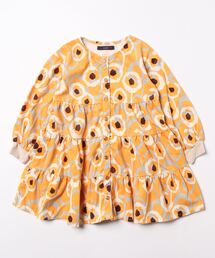 Caldia | 花柄コールテンティアードワンピース(ワンピース)