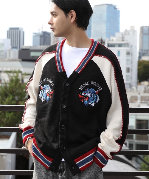 8(eight)（エイト）の「スーベニア刺繍カーディガン（カーディガン