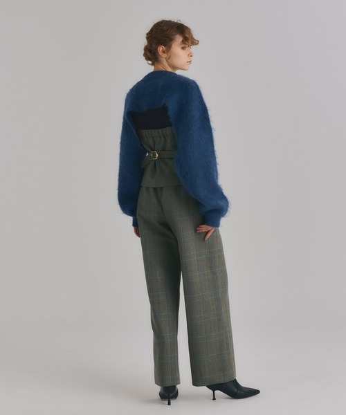 NOISE MAKER（ノイズメーカー）の「モヘアショートニット（ニット/セーター・レディース・グリーン/ブルー/グレー/ピンク・FREE）」の19枚目の写真