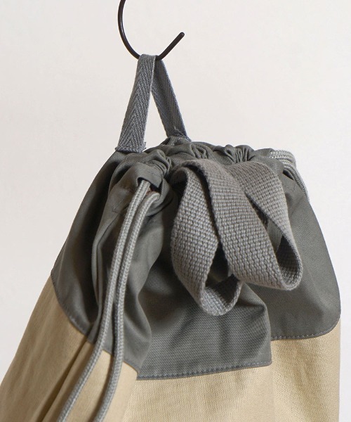 10mois（ディモワ）の「【tupera tupera × 10mois】tupera tupera 巾着袋 / 通園バック　入園バッグ（その他ベビー用品・キッズ・ブラウン/イエロー・ONE SIZE）」の5枚目の写真