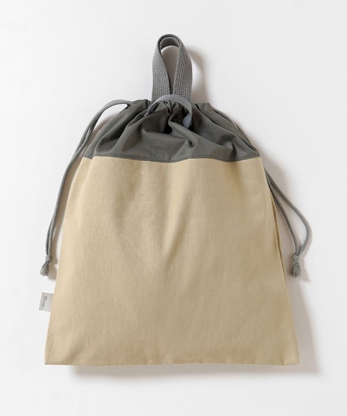 10mois（ディモワ）の「【tupera tupera × 10mois】tupera tupera 巾着袋 / 通園バック　入園バッグ（その他ベビー用品・キッズ・ブラウン/イエロー・ONE SIZE）」の6枚目の写真