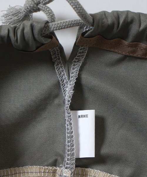 10mois（ディモワ）の「【tupera tupera × 10mois】tupera tupera 巾着袋 / 通園バック　入園バッグ（その他ベビー用品・キッズ・ブラウン/イエロー・ONE SIZE）」の8枚目の写真