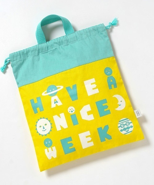 10mois（ディモワ）の「【tupera tupera × 10mois】tupera tupera 巾着袋 / 通園バック　入園バッグ（その他ベビー用品・キッズ・ブラウン/イエロー・ONE SIZE）」の10枚目の写真