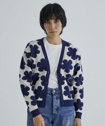 【KENZO/ケンゾー】JACQUARD SMALL CARDIGAN/ジャガードカーディガン