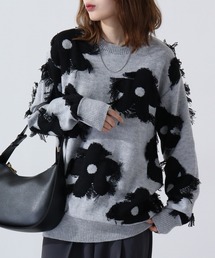 RE730(A[C[ZuT[eB[)Aran fringe knit sweater / tWjbgZ[^[ unisex(jbg/Z[^[)