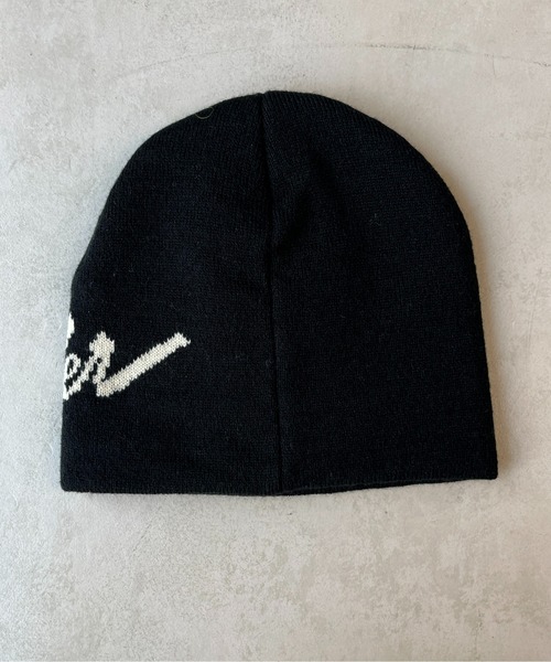CPCM（シーピーシーエム）の「【Robert P.Miller】ロゴビーニー（ニットキャップ/ビーニー・メンズ・ブラック/アイボリー・FREE）」の9枚目の写真