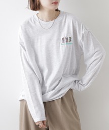 FUNALIVE（ファンアライブ）の「ゆったり 着やすい  ロゴ刺繍 ロンT（Tシャツ/カットソー）」