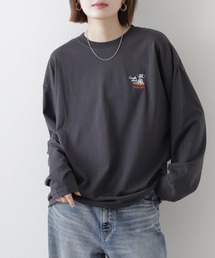 FUNALIVE（ファンアライブ）の「ゆったり 着やすい  ロゴ刺繍 ロンT（Tシャツ/カットソー）」